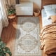 thumbnail image 1 of Sonoro Kate Alfombras de 2,5x8 para Salón Recámara, Alfombra Interior Boho Antideslizante Lavable a Máquina, Crema, 1 of 7