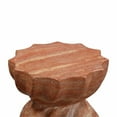 thumbnail image 6 of Pemberly Row Indoor / Outdoor Faux Marble & Stone Stool in Red, 6 of 7
