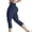 B84 Navy womens capris for summer clearance under $5, variant on Women Capris Under $5! Cagogo Butt Lifting Leggings with Flap Pockets Workout Cargo Leggings for Women High Waist Tummy Control Running Yoga Pants