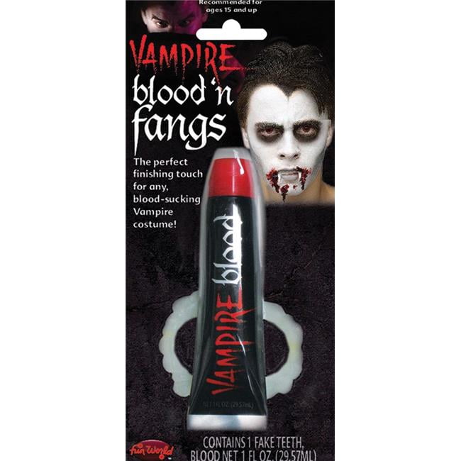 Fun World FW9431 Vampire Blood & Teeth