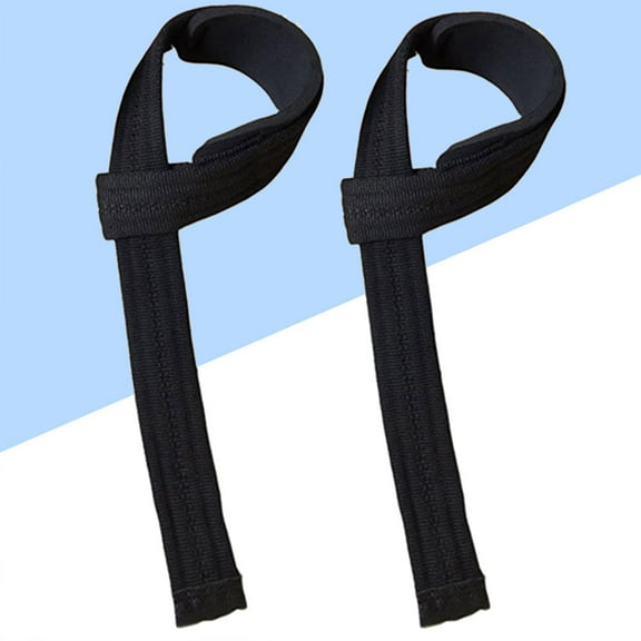 SWETRACE Wrist Strap For Weightlifting Men Black Cotton 1 Pair