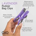 thumbnail image 2 of HAHDAXIA 10 Pc Bag Clips with Magnet- Food Clips, Chip Clips, Bag Clips for Food Storage with Air Tight Seal Grip, Snack Bags and Food Bags (Lavender), 2 of 4