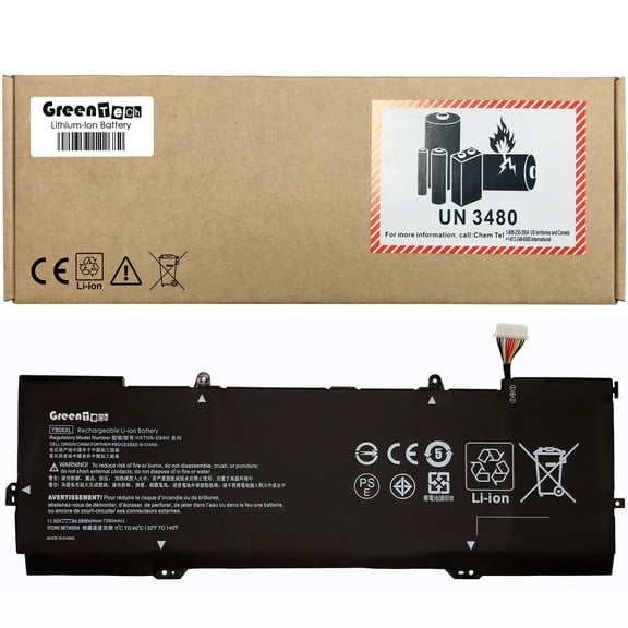 GREENTECH YB06XL 928372-856 BATTERY FOR HP SPECTRE X360 15-CH, X360 15T-CH, X360 15-CH000 11.55V 84WHR HSTNN-DB8H 926427-271 YB06084XL