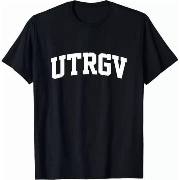 Utrgv Arch Retro College Athletic Sports T-Shirt BLACK Unisex S-5XL Hot Trending Shirt, Vintage Birthday Gift