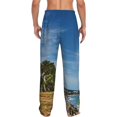 thumbnail image 7 of Salouo Lighthous Print Pajama Pants for Men, Lounge Pants Elastic Waistband Casual Men's sleepwear Loungewear Sleep Pajama Pant -X-Large, 7 of 7
