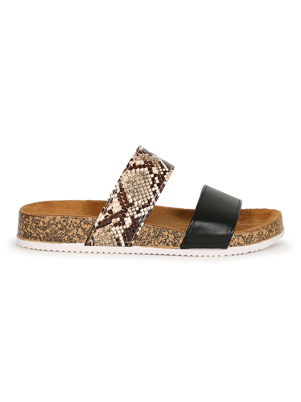 qupid double strap sandals