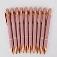 thumbnail image 7 of CoreLiving 10 Piece Rose Gold Inspirational Pens Set, Motivational Quote Ballpoint Pens with Stylus Tip for Touch Screen, Black Ink Scripture Pens for Women Office Supplies, 7 of 7