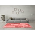 thumbnail image 3 of Ahgly Company Indoor Rectangle Patchwork Red Transitional Area Rugs, 8' x 10', 3 of 4