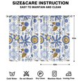 thumbnail image 2 of Soft Botanical Pattern Curtains 42x63 Inch 2 Panels, Rod Pocket Blackout Drapes for Bedroom and Minimalist Decor, 2 of 2