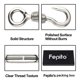 thumbnail image 2 of Pcs Wire Tensioner M4 Stainless Steel Adjustable Turnbuckle Hook And Eye Set Heavy Duty, 2 of 5