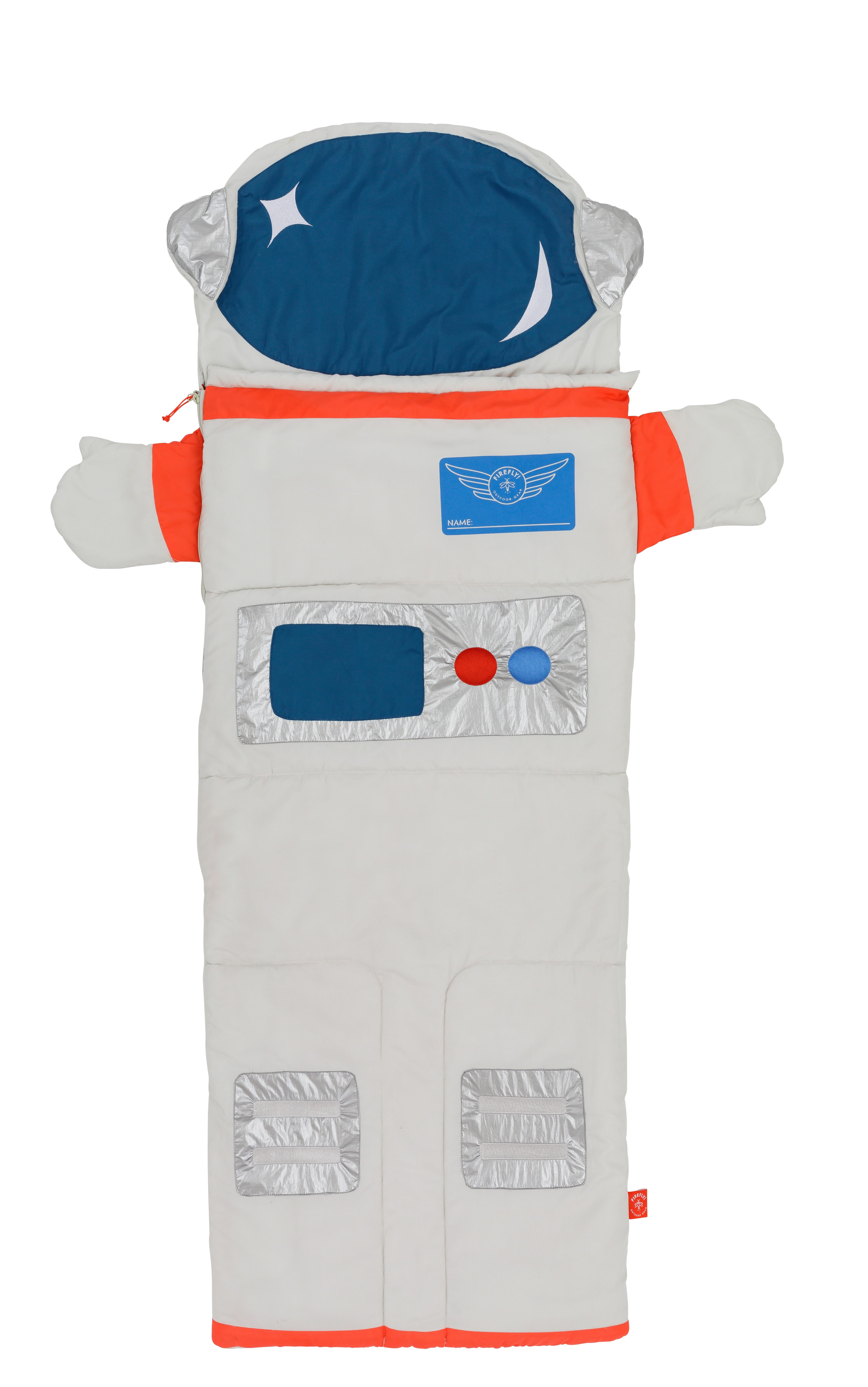 Firefly! Outdoor Gear Jett the Astronaut Kid's Sleeping Bag - Grey (65" x 24")