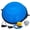 Blue Marvel, variant on Accreate 25 Inch Half Balance Ball Trainer, Heavy Duty 1600 Lbs Capacity Stability Ball With Nonslip Base, Inflatable Design, 2 Resistance Bands, Pump, And Extra Ball For Home Fitness