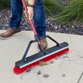 thumbnail image 2 of Libman 24 inch High Power Push Broom with Steel Handle and Squeegee, 2 of 7