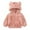 Pink, variant on Virmaxy Toddler Baby Girls Boys Fleece Hoodies Unisex Kids Faux Lamb Wool Hoodies Bear Ear Hooded Shaggy Cardigan with Pocket Solid Long Sleeve Full Zip Up Plush Outwear Olive Green 2T