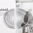 thumbnail image 2 of Miangastore Protractor Black 10Set 4.3x2.2in, 2 of 9