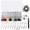 thumbnail image 1 of Kit de 24 Tipos de Conectores de Terminales de Cables Eléctricos para Automóvil - 459 Piezas de Conectores de Crimpado Eléctricos Automotrices de 1 A 3,5 mm, 1 of 6