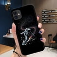 thumbnail image 1 of Coque arrière en silicone souple TPU pour iPhone, compatible modèles 6, 7, 8, 11 Pro Max, X, Poly, XS Max, 12 Mini, lune, étoile, astronome, drôle qiuyongming unisex, 1 of 2