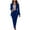 BU2, variant on Two Piece Sets for Women Women's Autumn Winter Solid Color Buttoned Slim Fit Cardigan Suit Jacket Suit Pants Two Piece Set Gn2 3Xl