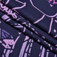 thumbnail image 4 of Camisas Para Hombre Manga Corta Ropa de estilo informal para hombre, camiseta de manga larga con estampado de moda de Halloween, camiseta de primavera y otoño para hombre (Purple, XXL), 4 of 5