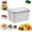 L, variant on Watermelon Container with Strainer, Individual Plastic Fruit Containers with Removable Colander, 4 in 1 Stackable Food Storage Containers with Lids, Easy to Clean for Fruits,Vegetables (M)