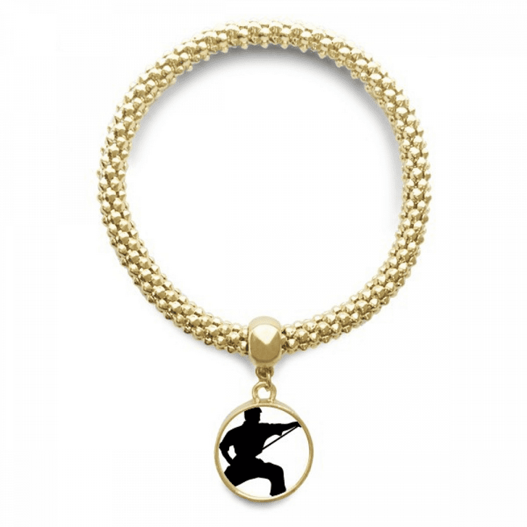china shaolin stick kung fu culture en bracelet round pendant