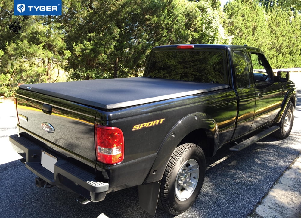 Tyger Auto Tg Bc3f1022 Tri Fold Truck Bed Tonneau Cover Works With 1982 2013 Ford Ranger 1994 2011 Mazda B Series Pickup Styleside 6 Bed Walmart Com Walmart Com