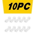 thumbnail image 2 of Moocorvic Black/white/transparent 10pc self-adhesive desktop cable organizer fixing clamp, 2 of 5