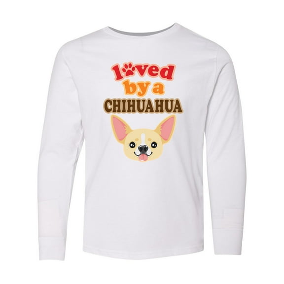 Inktastic Chihuahua Dog Lover Long Sleeve Youth T-Shirt