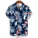thumbnail image 3 of Camisas de Manga Larga para Hombres Impresión Botón Cuello de Vuelta Blusa Casual, Hombre de Manga Corta Botón Abajo Camisas, 3 of 3
