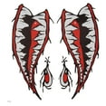 thumbnail image 1 of 2PCS Waterproof Vinyl Decal Shark Teeth for Kayak Boat Car Truck Sticker DIY Funny Rowing Sticker, 1 of 8