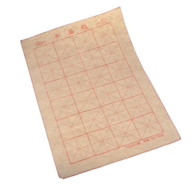 70x50cm Reusable Wool Calligraphy Grid Felt Writing for Kids