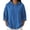 Blue, variant on Sweaters for Women Loose Drawstring V Neck Hooded Knit Pullover Sweater, Soft Long Sleeve Casual Hood Top For Fall Winter Daily Outings