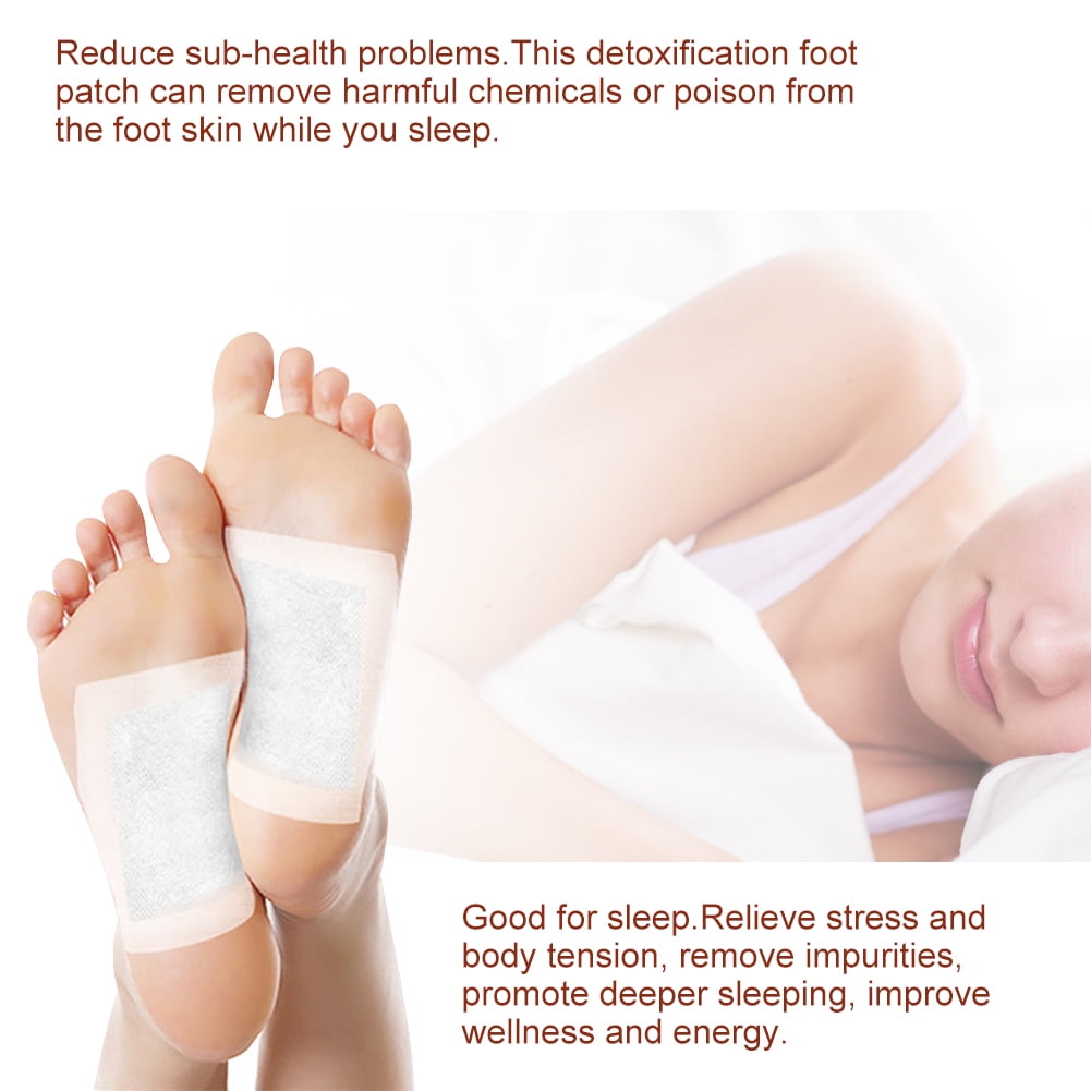 Mgaxyff 10Pcs/Box Detoxification Lavender Slim Foot Patches Weight Loss Stress Relief Adhesive Pads, Foot Pads , Slim Foot Patches