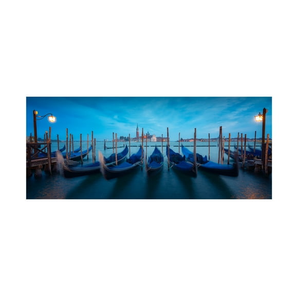 Trademark Fine Art Bartolome Lopez Venice Blue I Canvas Wall Art