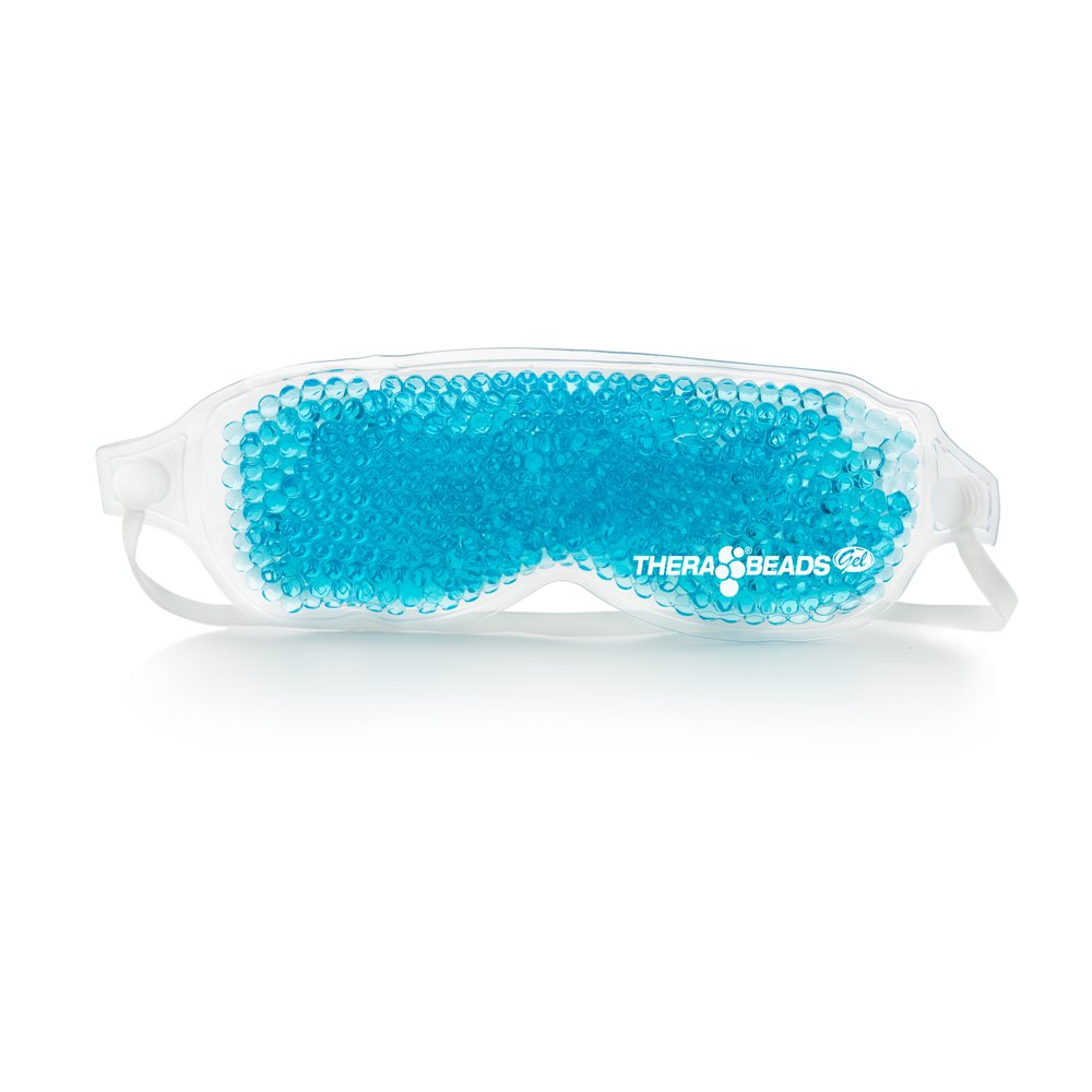 Therabeads Hot Cold Gel Eye Mask Reusable And Non Toxic Flexible And