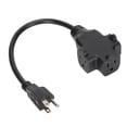 thumbnail image 2 of Divisor de cable de extensión de 1 a 3 5‑15P macho a 3x5 5‑15R hembra 16AWG Cable resistente para el hogar oficina enchufe estadounidense 125 V, 2 of 14
