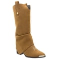 thumbnail image 1 of Bota Larga Para Mujer Wildcat® Color Camel Ligero Tacon beige 24, 1 of 10