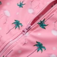 thumbnail image 2 of BONVERANO Baby Girls Swimsuit, Toddler Bathing Suit, Long-Sleeve Zipper One Piece Swimwear with UPF 50+ Sun Protection （cocos 18-24months）, 2 of 8
