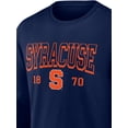 thumbnail image 3 of NCAA Syracuse Orange Men's Cotton Navy Long Sleeve T-Shirt, 3 of 4
