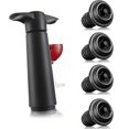thumbnail image 1 of Tapón de vacío para vino tinto para quitar el aire de la botella abierta, 4 tapones, 1 of 5