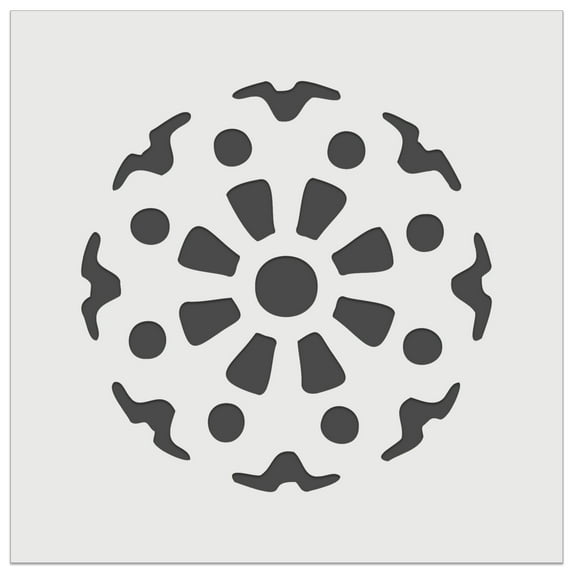 Mechanical Gear Cog Machine Wheel DIY Cookie Wall Craft Stencil - 3.5 Inch