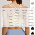 thumbnail image 3 of vdgthytj Sports Bras for Women Breathable Wireless Padded Underwear Supportive Crisscross Back Full Coverage Workout Bras(XX-Large,Gray), 3 of 7
