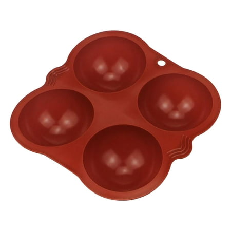 

EUDIDV Silicone Bundt Cake Mold 4 Even Semi Sphere Cake Baking DIY Fondant Chocolate Cake Decoration Tools Kitchen Baking Tools Cake Molds Mini