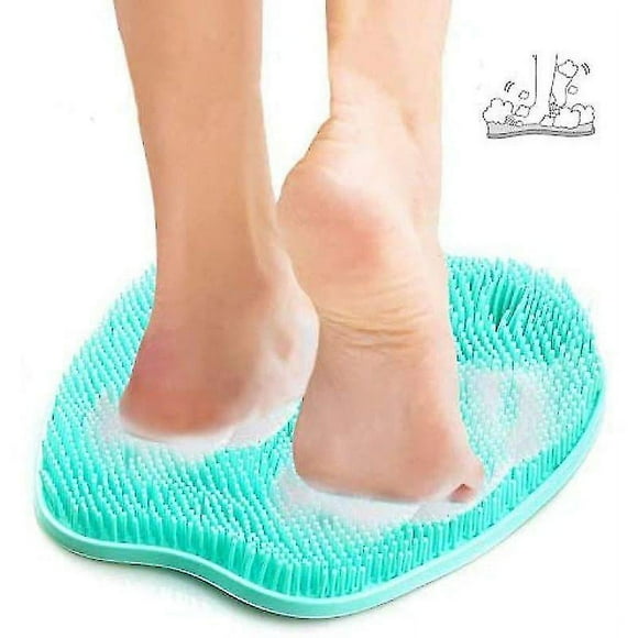 Esterilla masajeadora y limpiadora para pies con ventosa antideslizante