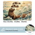 thumbnail image 2 of Sea Lion Polyester Non-Slip Machine Washable Floor Mat: Outdoor Carpet Floor Mats, 2 of 6