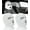 White, variant on 2 PCS Car Headrest Cover, Personalized Funny Car Seat Full Face Mask, Ski Mask Wrap Protection for Auto F ront Seat Rest Decoration, Universal Interior Car Accessories