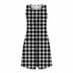thumbnail image 4 of Camisón de mujer con estampado y bolsillos, sin mangas, plisado, cuello redondo, 4 of 7