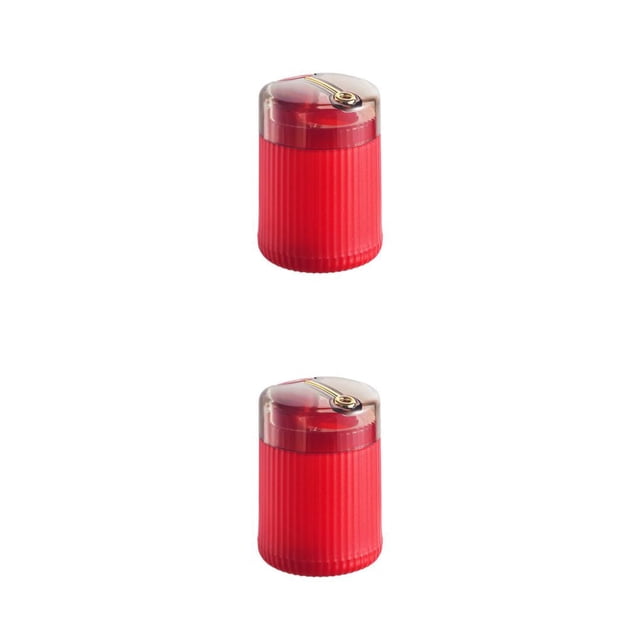 Bearachild Soporte para palillos Dispensador de palillos Gadget de cocina Superficie lisa exquisita Atractivo Ahorro automático de espacio Rojo 2piezas