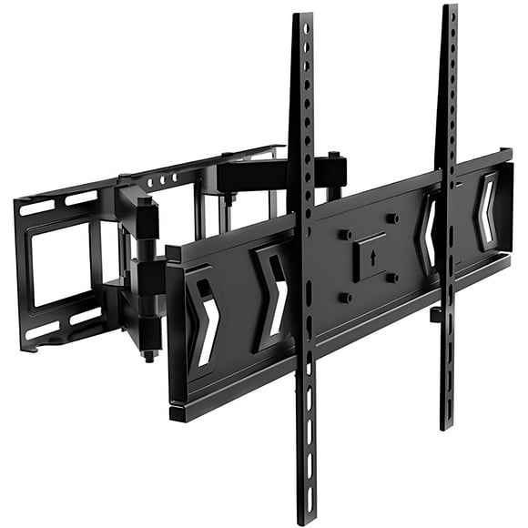 37-70 inch Full Motion TV Wall Mount Dual Articulating Arms up to 88lbs and Max VESA 600 x 400mm, Wall Mount TV Bracket Swivel and Tilt, Fit 8" 12" 16" Wood Studs