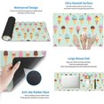 thumbnail image 6 of 12x31.5in Oversized Mouse Pad Ice Cream Cones Mouse Mat Non Slip Rubber Gaming Mouse Pad for Office Home Computers Laptop Gaming, 6 of 6